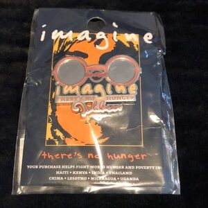 John Lennon Imagine enamel Hard Rock Pin